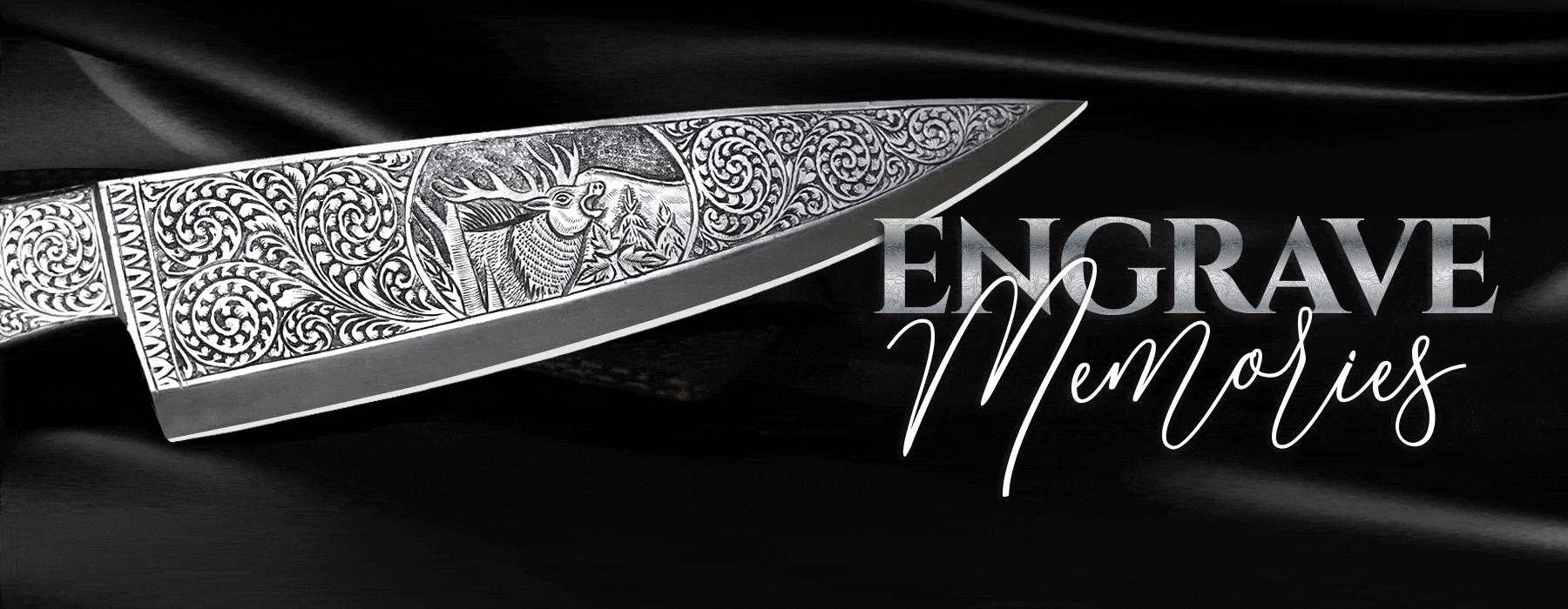 Hand Engraved Knives