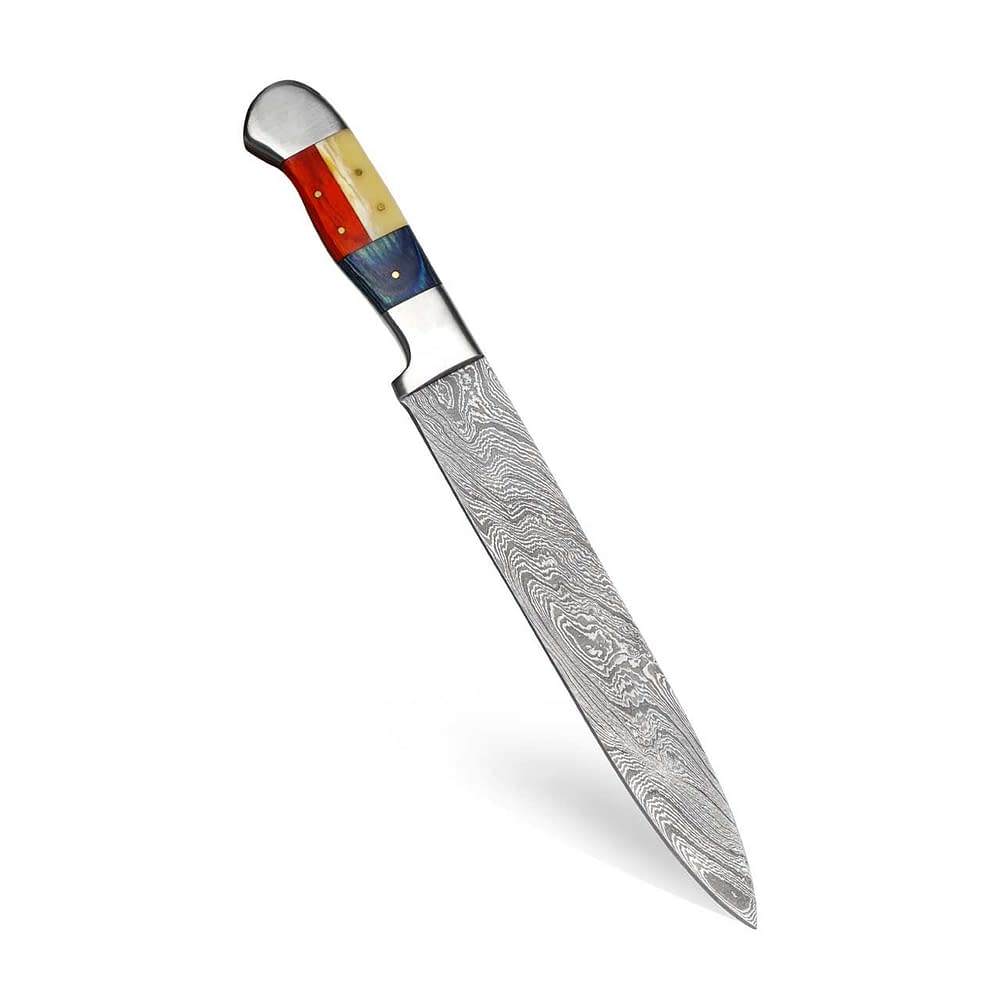 Handmade Damascus Slicing Knife