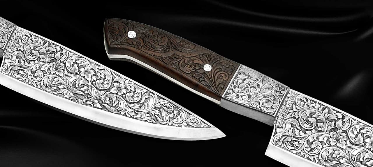 Engrave a knife